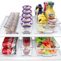 Top sale guaranteed quality set of 6 food plastic refrigerator organizer